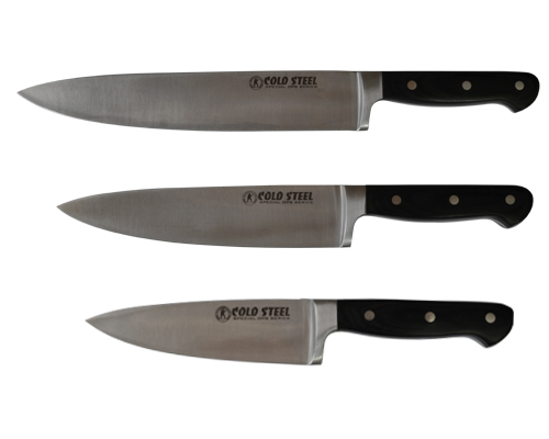 Cuchillo de cocina con mango de madera negro B-000K - Sources S.A.